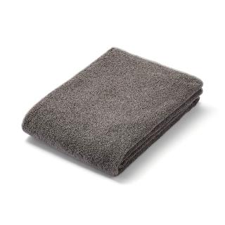 【MUJI 無印良品】彩色布邊小浴巾(象牙白/墨黑色/米色) 成品尺寸:W60×L120 cm