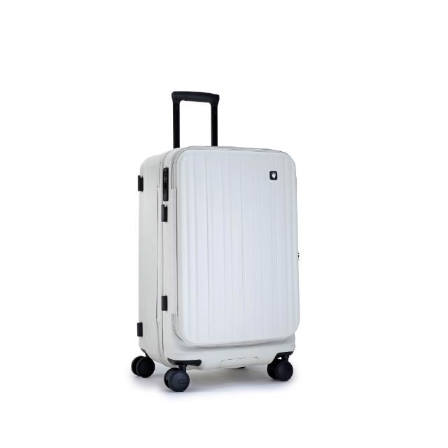 【SWISS STYLE】新升級 20+26吋超值兩件組 BERMAS FIT 雙開式 內建秤重儀 日本煞車行李箱〜贈 聯名盥洗包