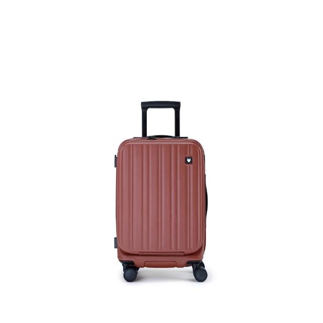 【SWISS STYLE】新升級 BERMAS FIT 20吋雙開式 日本煞車系統 登機箱 行李箱(多色任選)-贈 聯名盥洗包