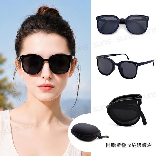 【SUNS】1+1超值組 超人氣偏光墨鏡/套鏡 防眩光 遮陽 抗UV400+抗藍光 品牌限定獨家特惠 (男女多款任選)