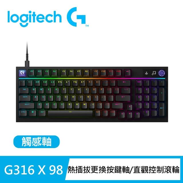 【Logitech G】G304 X SUPERLIGHT 無線電競滑鼠 + G316 X 98 8K有線機械電競鍵盤