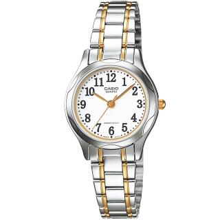 【CASIO 卡西歐】卡西歐石英鋼帶女錶-中金 / LTP-1275SG-7B (台灣公司貨)