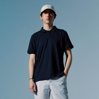 【ADISI】男高效降溫速乾動感POLO衫 AL2611102 深黑藍 M-3XL｜涼感 UPF50+ 抗UV 吸濕排汗 快乾 彈性 排汗衣
