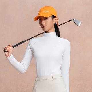 【HONMA 本間高爾夫】女士打底衫 25FW 舒適拼接設計 日本高爾夫專業品牌(S-L 亮白色HWLQ704R612)