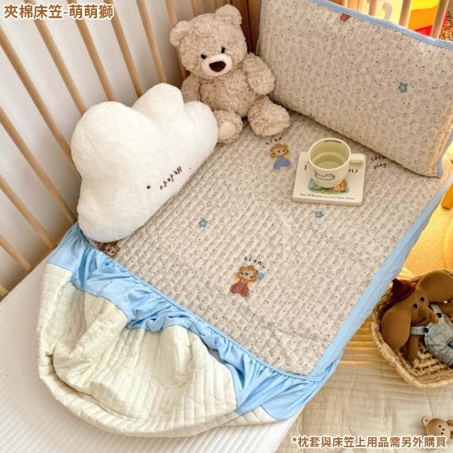 【話童】兒童夾棉床笠 寶寶床墊 新生兒床單 寶寶床包 嬰兒床墊套 四季床罩 A類品質 60x200公分 預購15天