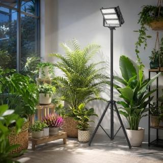 【LADUTA 拉布塔】150W全光譜植物補光燈 IP65防水 吊掛落地兩用 高效育苗生長燈