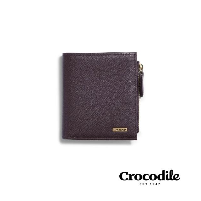 【Crocodile】小皮夾 男生錢包 薄短夾 情人節禮物推薦  植鞣革 Boston 0103-11716/26-鱷魚