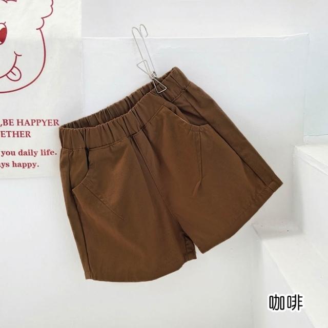 【橘魔法】原色斜紋棉休閒短褲 童裝 兒童 男童 女童 卡其褲 短褲 褲子