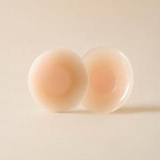 【MarCella 瑪榭】2件組-裸感無痕-輕薄隱形胸貼-中心無膠(胸貼/矽膠/防走光/隱形胸貼)