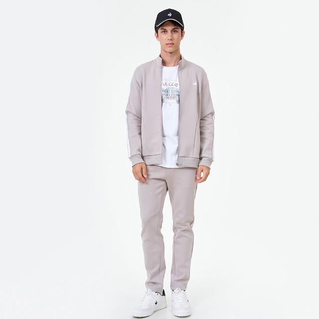 【LE COQ SPORTIF 公雞】立領/針織連帽外套 男女款 3色 LWY61761_LWY62761