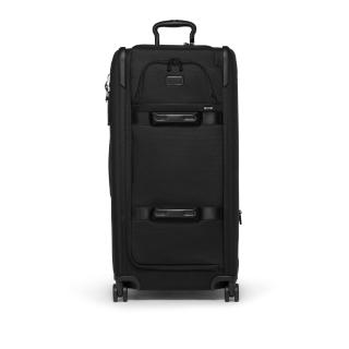 【TUMI】Alpha 彈道尼龍大型前開式可擴展託運行李箱 - 黑