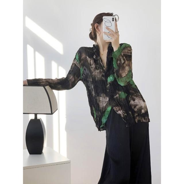 【巴黎精品】現貨+預購 三宅風皺褶衣服連身裙褶皺上衣洋裝名媛大尺碼女裝(無袖長裙女裙子5款b1a76 C)