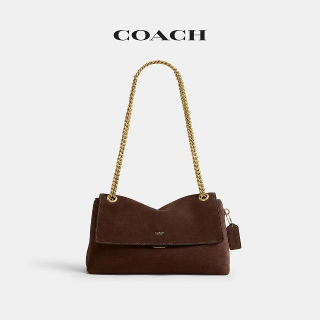 【COACH】蔻馳官方直營 CHELSEA 30號鏈條肩帶單肩手袋 單肩包 鏈條包 斜背包-多色任選(CDS61)