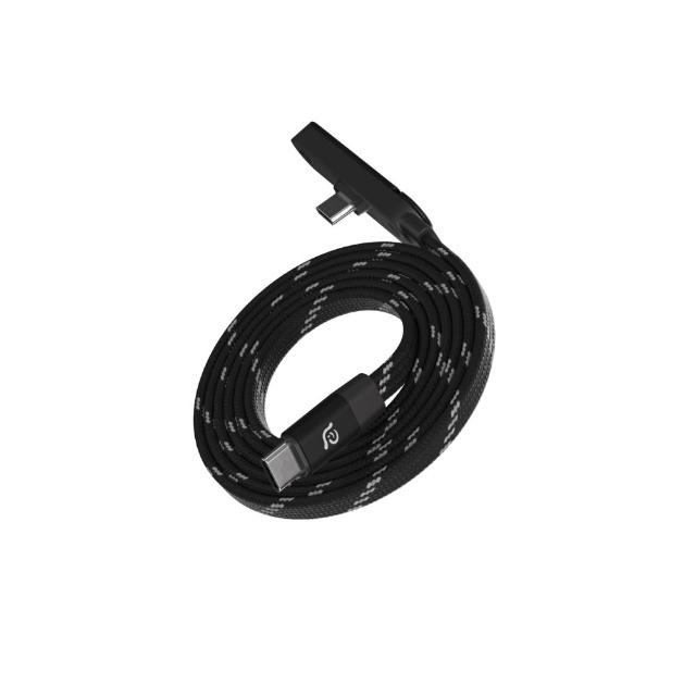 【ADAM 亞果元素】iLinio FS120 USB-C 100W 磁吸支架充電線(一年保固)