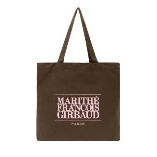 【MARITHE FRANCOIS GIRBAUD】官方旗艦 經典LOGO帆布袋(棕色)