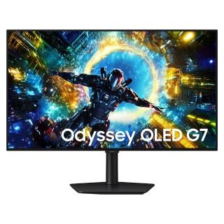 【Samsung 三星】S32HG732SC 32型 OLED 4K 165Hz/FHD 330Hz Odyssey G7雙模電競螢幕(HDR400/0.03ms/165Hz)