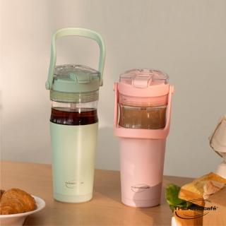 【THERMOcafe 凱菲】雙層真空保溫陶瓷塗層快拆隨手瓶620ml(TCDB-700S)