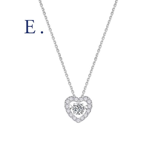 【IS DIAMOND】50分 極美D色 滿鑽鑽石項鍊/手鍊/耳環 任選 馬蹄 十字 星環(培育鑽石)