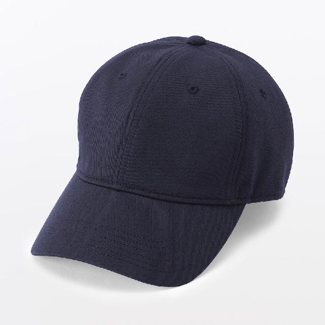 【MUJI 無印良品】棉斜紋織棒球帽55-59cm (黑色/米色/暗藍/深摩卡棕)