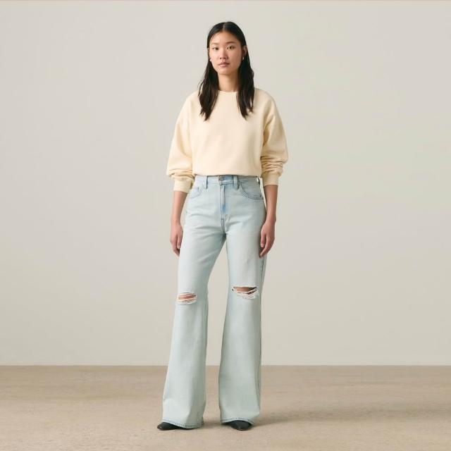 【LEVIS】女生牛仔褲 直筒褲 寬褲 錐形褲 女生褲子 提臀 多款任選 熱賣單品