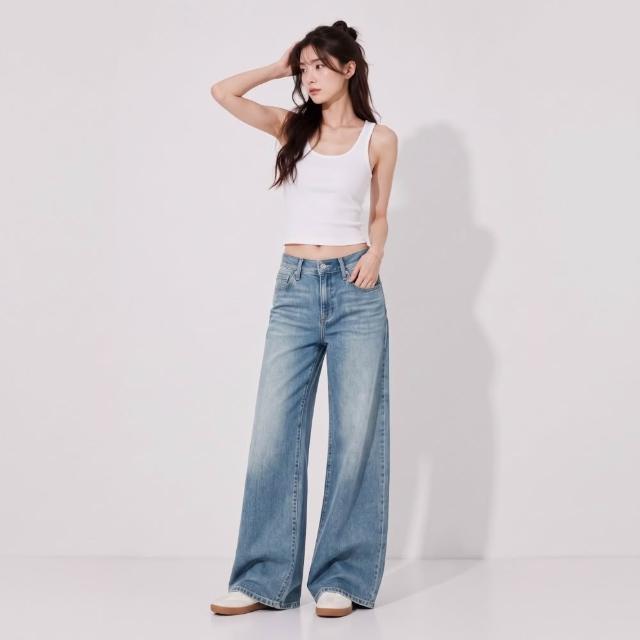 【LEVIS】女生牛仔褲 直筒褲 寬褲 錐形褲 女生褲子 提臀 多款任選 熱賣單品