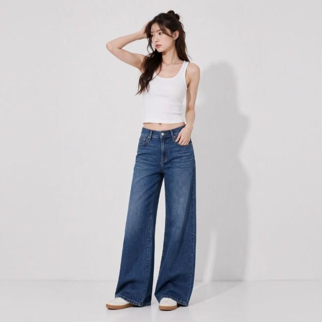 【LEVIS】女生牛仔褲 直筒褲 寬褲 錐形褲 女生褲子 提臀 多款任選 熱賣單品
