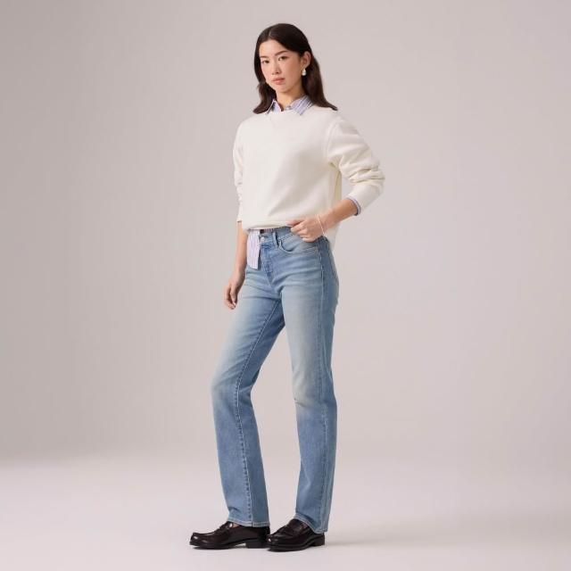 【LEVIS】女生牛仔褲 直筒褲 寬褲 錐形褲 女生褲子 提臀 多款任選 熱賣單品