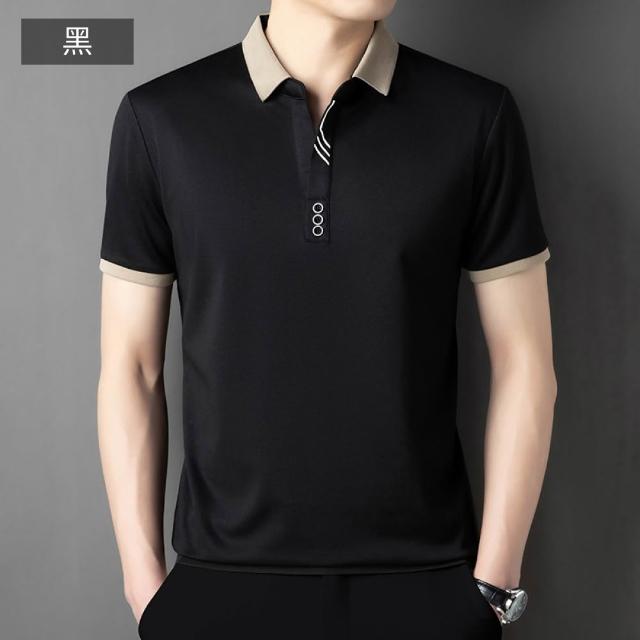 【NEW FORCE】夏日冰絲男士涼感POLO衫-多款可選(男短袖polo衫/上衣/POLO衫/短袖上衣/涼感上衣)