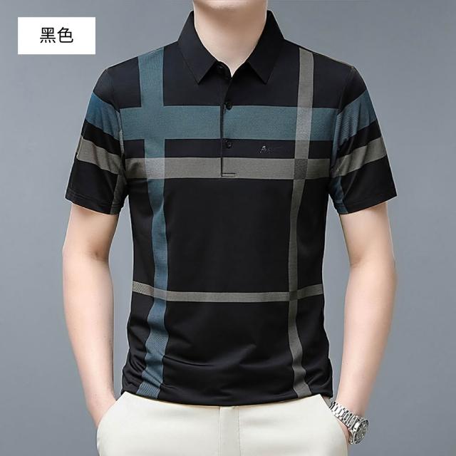 【NEW FORCE】夏日冰絲男士涼感POLO衫-多款可選(男短袖polo衫/上衣/POLO衫/短袖上衣/涼感上衣)