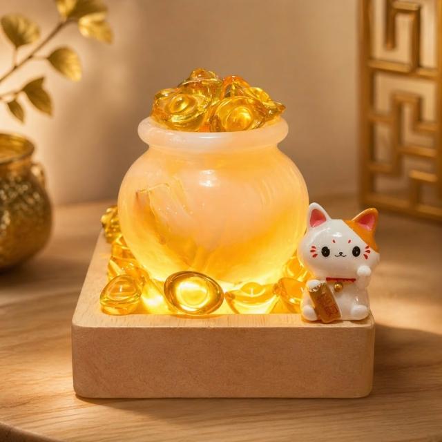 瑰麗寶】天然水晶招財貓聚財能量甕- momo購物網- 好評推薦-2026年10月