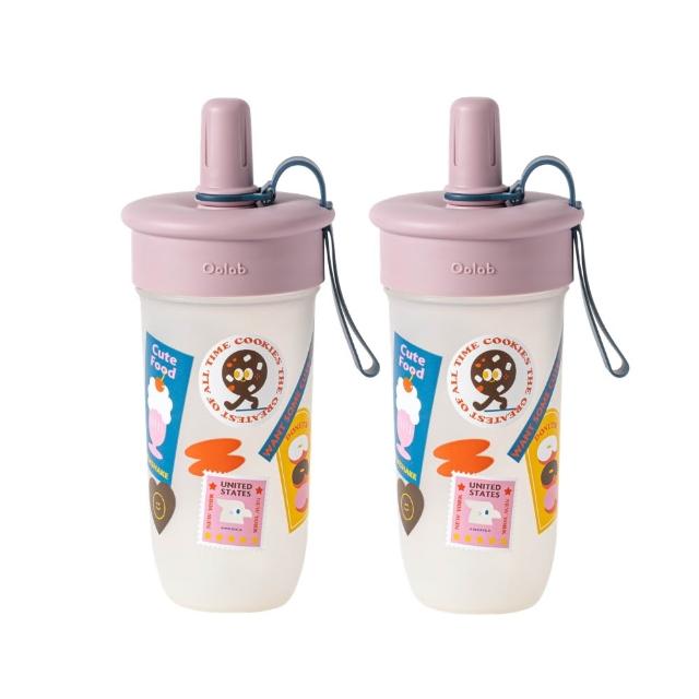 【Oolab 良杯製所】2入組 木登合作款豆沙吸管杯800ml(5色任選/隨行杯/豆沙杯)