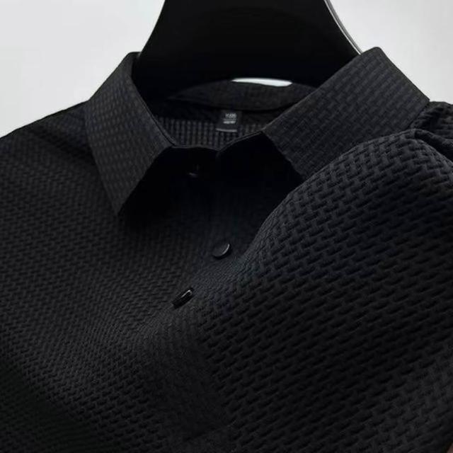 【巴黎精品】現貨+預購 男POLO衫高爾夫球衫夏季薄款冰絲涼感速乾短袖上衣(男裝吸濕排汗男襯衫3款b7a2 E)