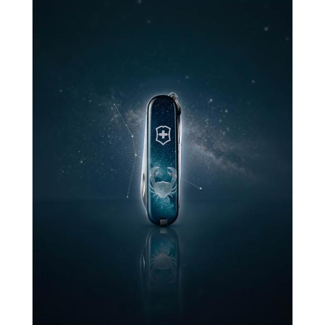 【VICTORINOX 瑞士維氏】瑞士刀 Classic SD 星座 58mm/7用 0.6223 多功能鑰匙圈