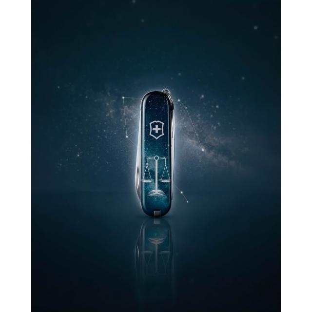 【VICTORINOX 瑞士維氏】瑞士刀 Classic SD 星座 58mm/7用 0.6223 多功能鑰匙圈