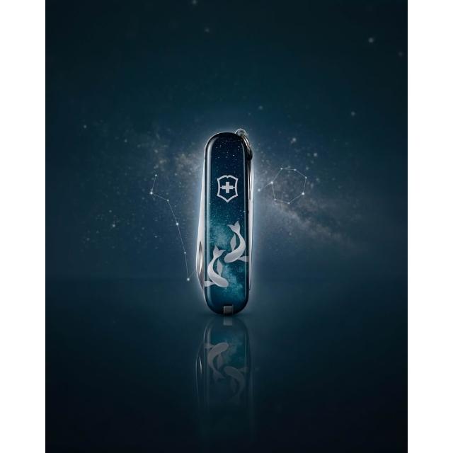 【VICTORINOX 瑞士維氏】瑞士刀 Classic SD 星座 58mm/7用 0.6223 多功能鑰匙圈