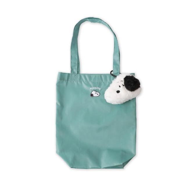 【Norns】Peanuts史努比吊飾購物袋 Norns Original Design Snoopy 胡士托 摺疊環保袋