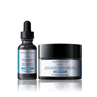【Skin Ceuticals 修麗可】醫美級抗皺煥亮全配組★P-TIOX 超胜抗皺極光精華+逆時無痕霜