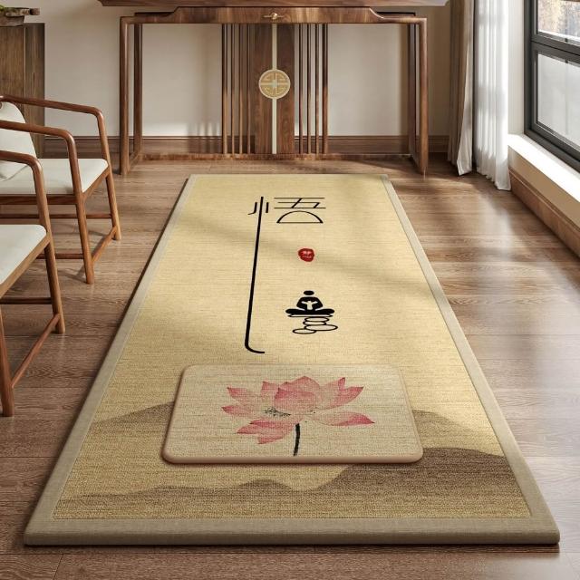 匠俱-四季亞麻禮拜墊70x200cm 順滑加厚 家用環保地墊 滑跪拜墊 禮拜墊 專用墊 防滑墊