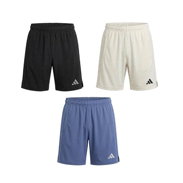 【adidas 愛迪達】AIR Cloud輕機能雲感運動五分褲-三色組(透氣 休閒 抑菌 輕量 吸濕 快乾 透氣 男女同款)