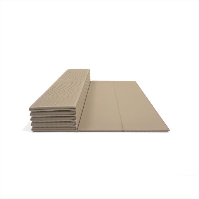 【QMAT】8mm(加大)折疊瑜珈墊 70 x 190cm 台灣製(附尼龍拉鍊袋)