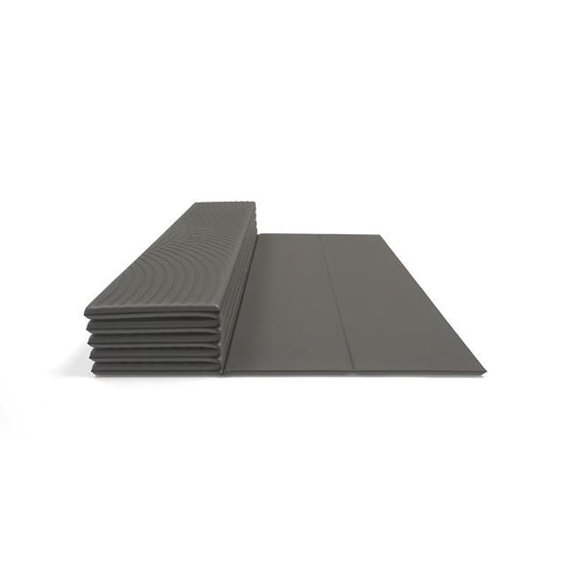 【QMAT】8mm(加大)折疊瑜珈墊 70 x 190cm 台灣製(附尼龍拉鍊袋)