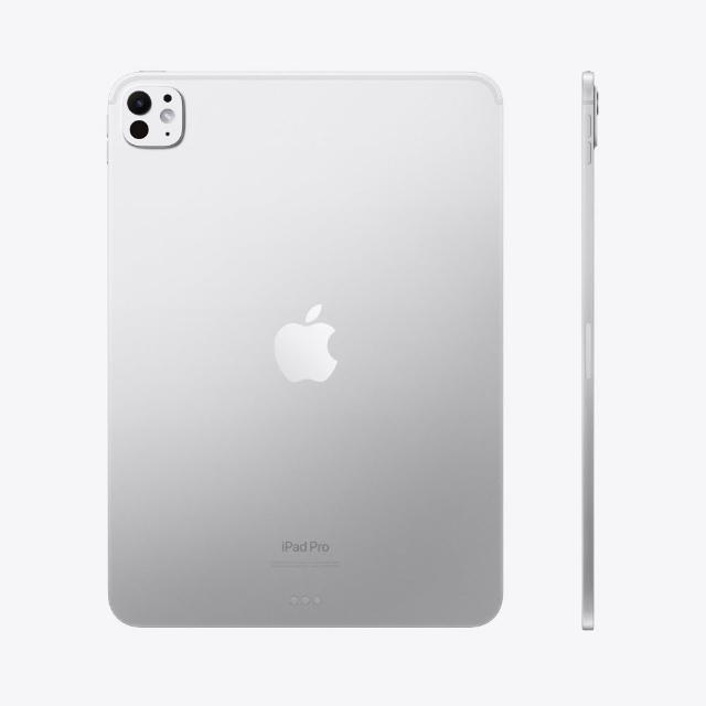 【Apple】2025 iPad Pro M5晶片/11吋/WiFi/256G 平板電腦(A04 Plus觸控筆+三折筆槽殼+鋼化保貼組)