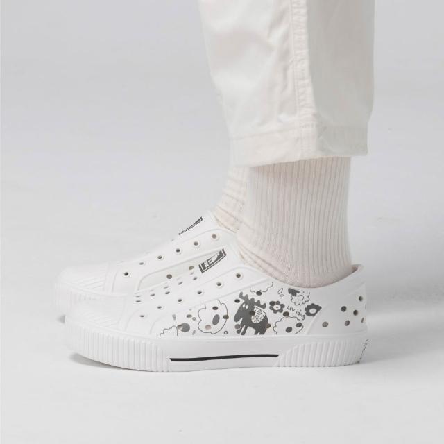 【moz】瑞典 駝鹿 雙色洞洞餅乾水鞋 Tattoo悄悄話系列/極光系列(洞洞鞋 舒適厚底 防水 透氣 男女同款)