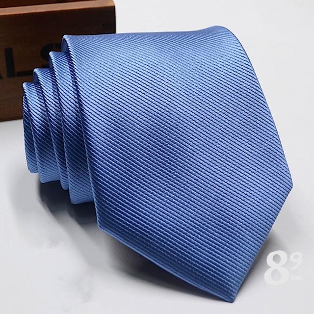 【89 zone】法式時尚氣質格子花紋 飾品 配件 商務領帶 領帶 (藍色花紋15/FC)