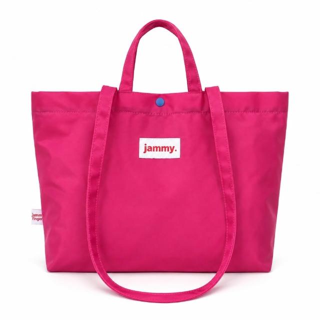 【jammyfinger】LON-T韓國製托特色票包 韓國製尼龍托特包 2WAY手提肩背包 水壺隔層手提肩背通勤包