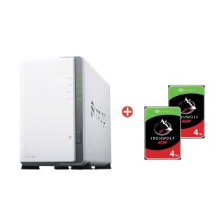 【Synology 群暉科技】搭希捷4TBx2★ DS223j 2Bay NAS 網路儲存伺服器