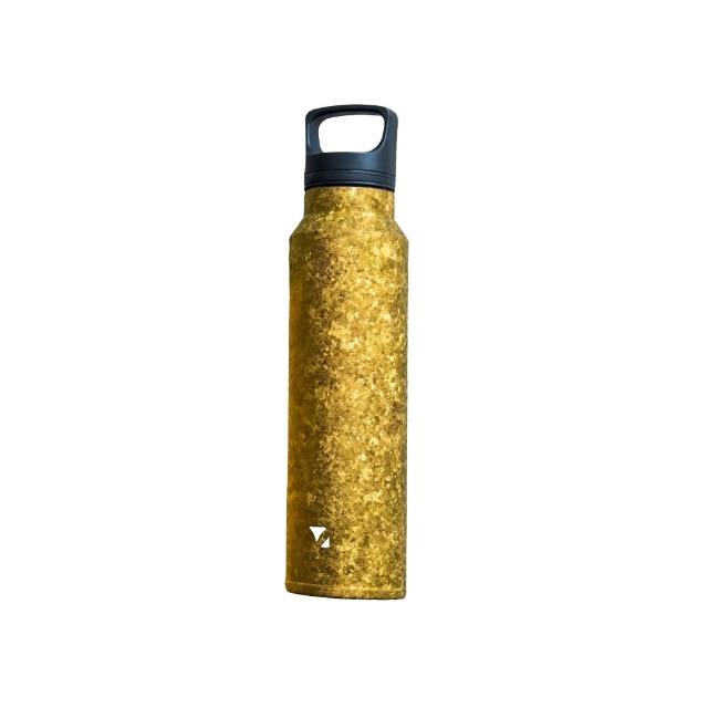 【Titanium 鈦造】鈦造510 晶鈦系列-曦陽金 510ml(運動水壺 保溫瓶 鈦保溫瓶 環保杯 鈦保溫杯)