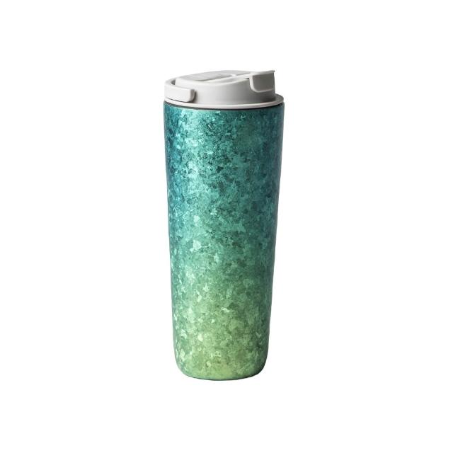 【Titanium 鈦造】純鈦跳跳杯 鈦色/晶鈦 暈彩系列 800ml (鈦保溫杯 台灣鈦杯 環保杯 隨行杯 保溫杯)