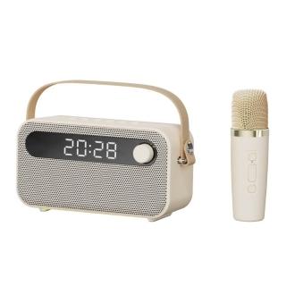 【諾必行】B160智慧音響 藍牙K歌音箱 帶歌詞螢幕 時鐘顯示 音響麥克風一體機