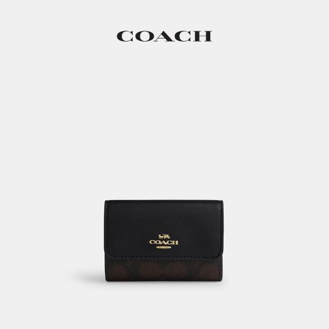 【COACH】蔻馳官方直營 翻蓋卡夾 錢包-多色任選(CFX69/CFX70)
